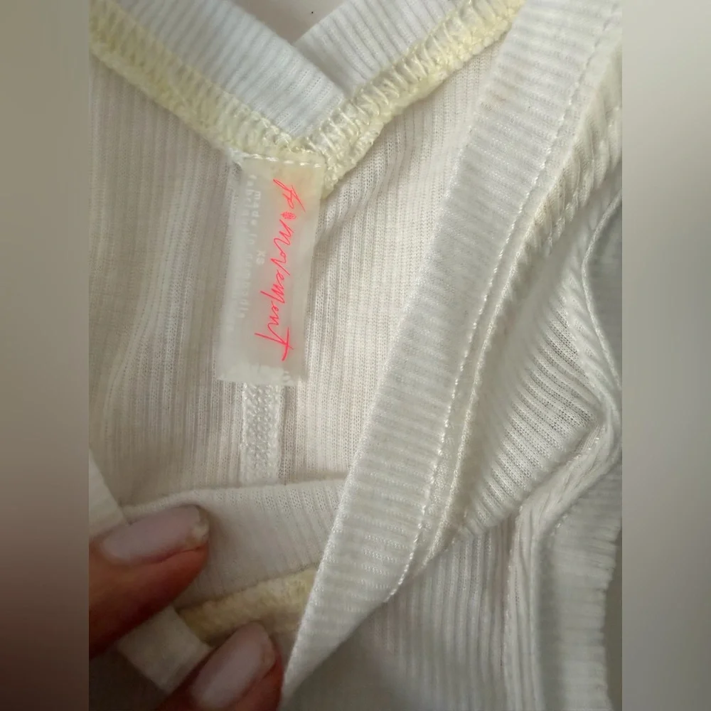 Free People Ribbed Racerback Tank Top - Picture 2 of 8